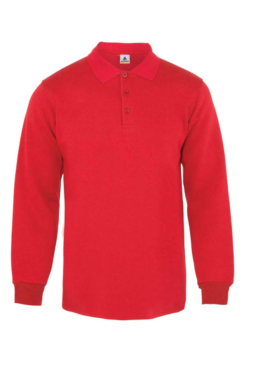 KOZZAN® COMFORT POLO NECK SWEATSHIRT