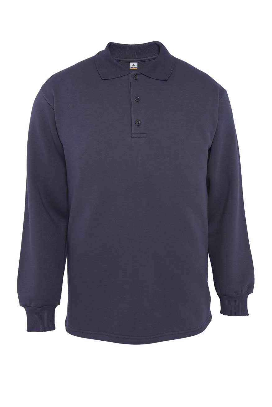 KOZZAN® COMFORT POLO NECK SWEATSHIRT