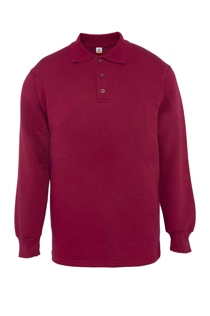 KOZZAN® COMFORT POLO NECK SWEATSHIRT